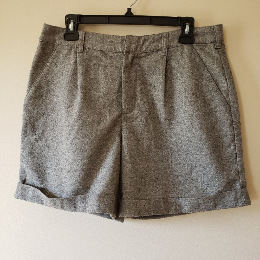 BDG Urban Outfitters Wool Blend Pleated Shorts 10